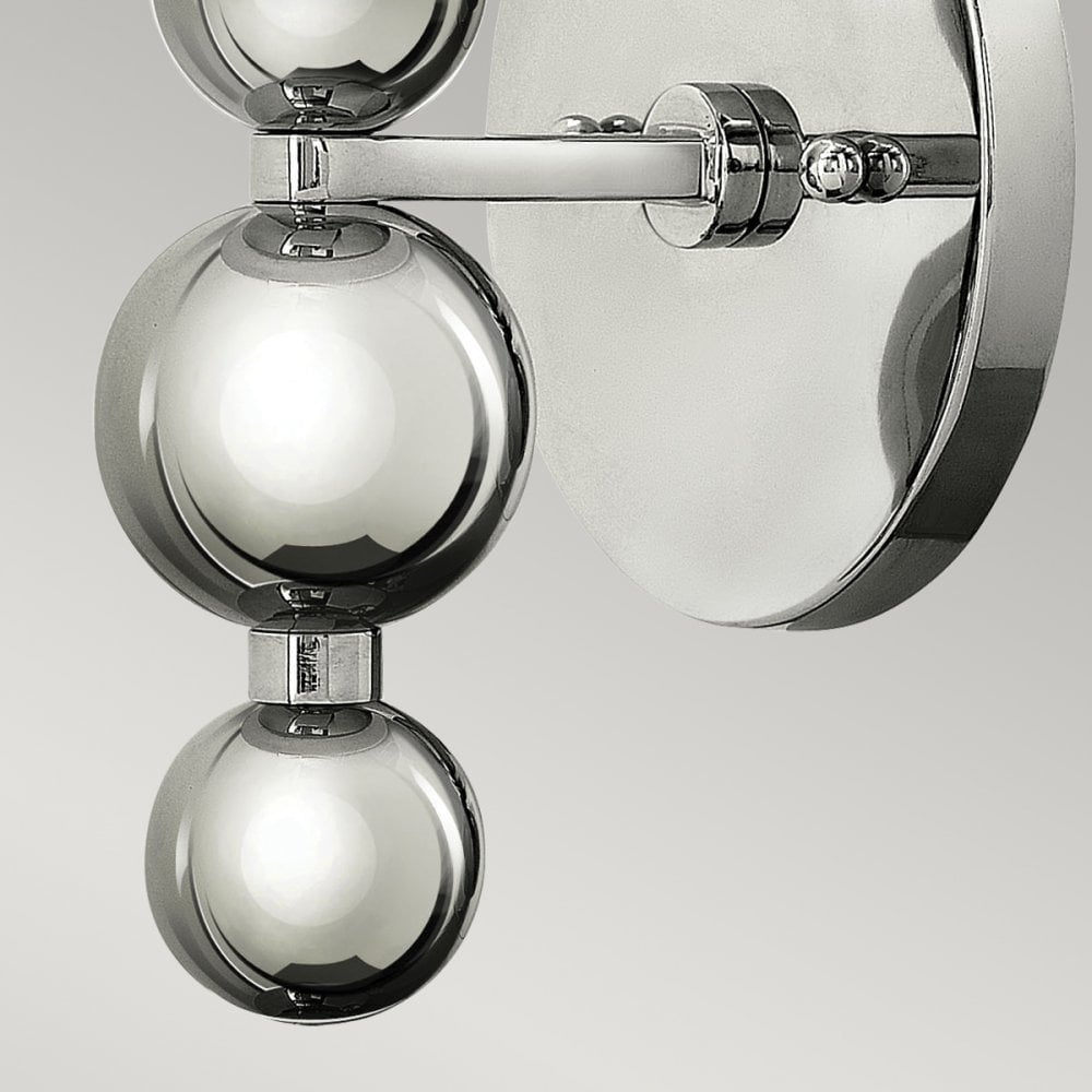 Zelda Wall Light in Polished Nickel