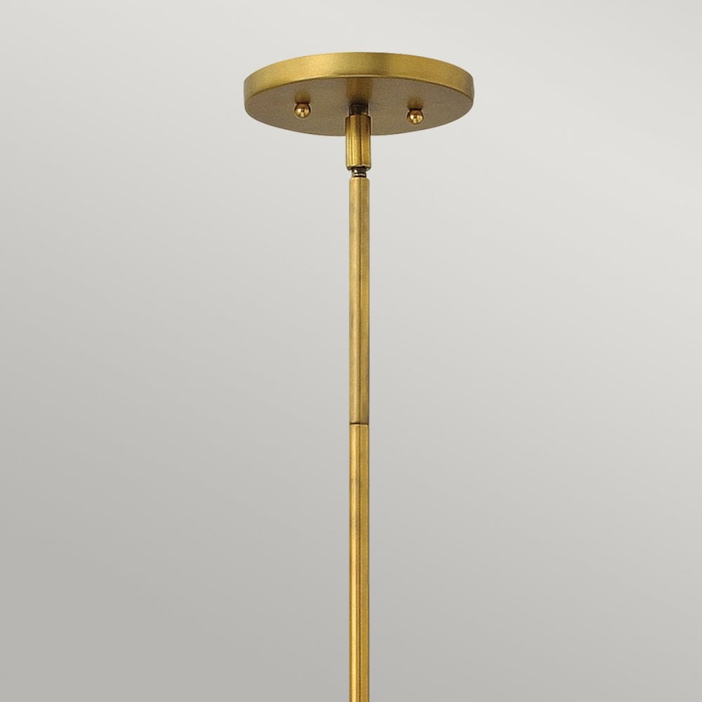 Zelda Mini Pendant in Vintage Brass