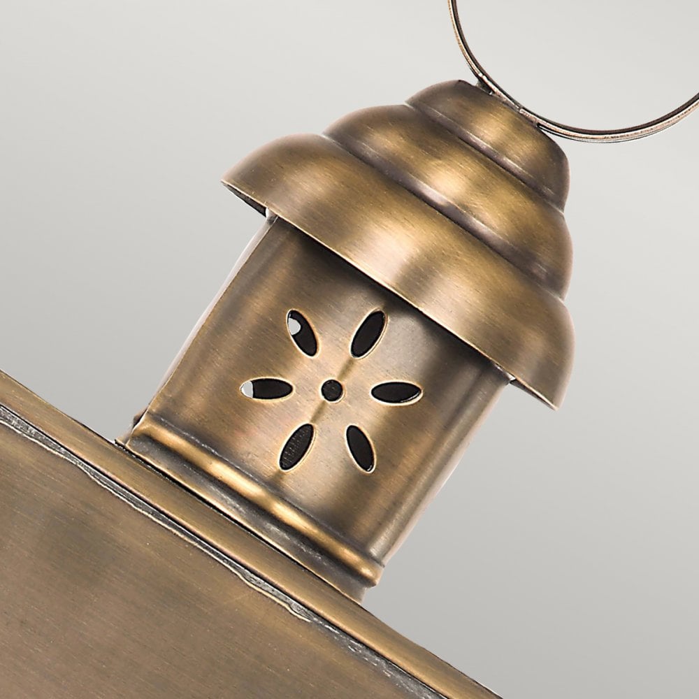Hyde Park Solid Brass Outdoor Wall Lantern