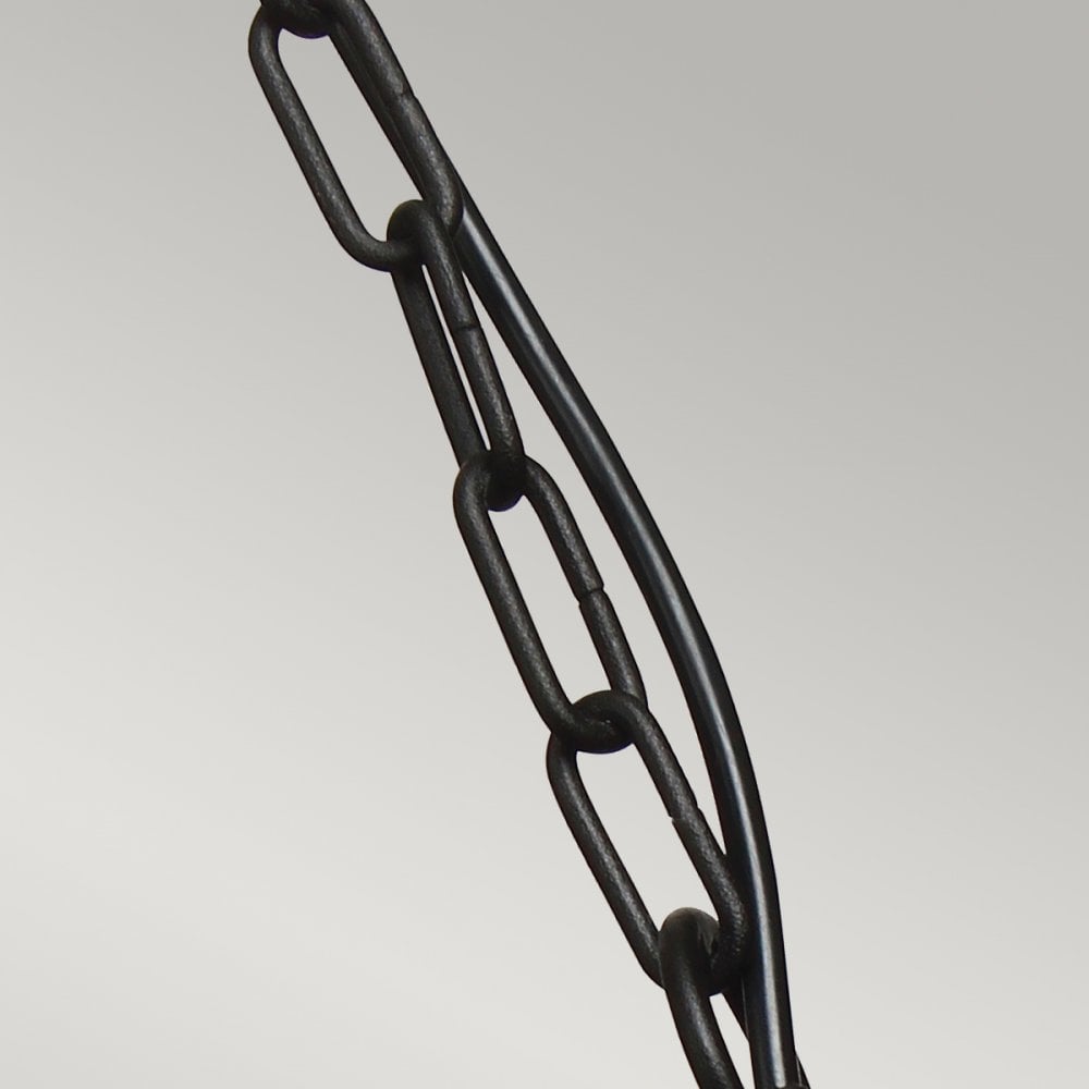 Klampenborg Outdoor Chain Lantern Pendant in Black