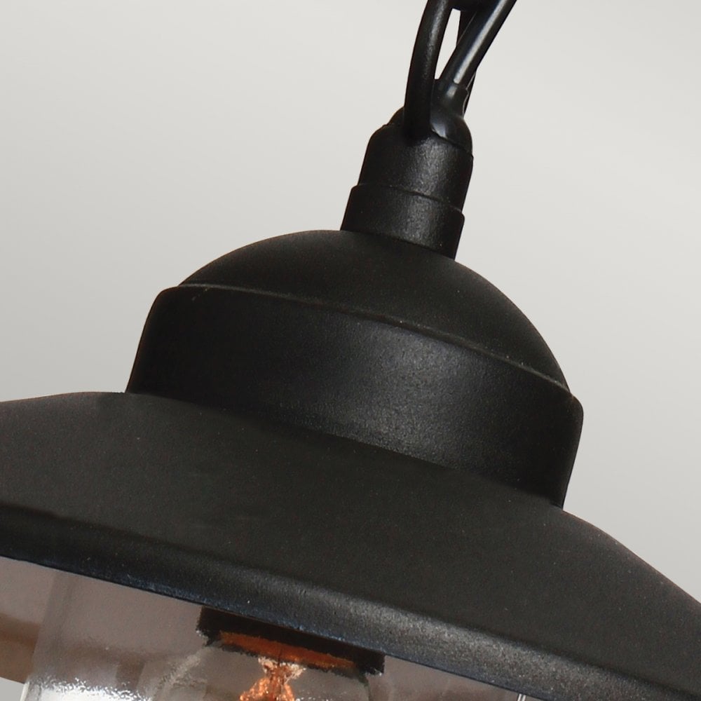 Klampenborg Outdoor Chain Lantern Pendant in Black