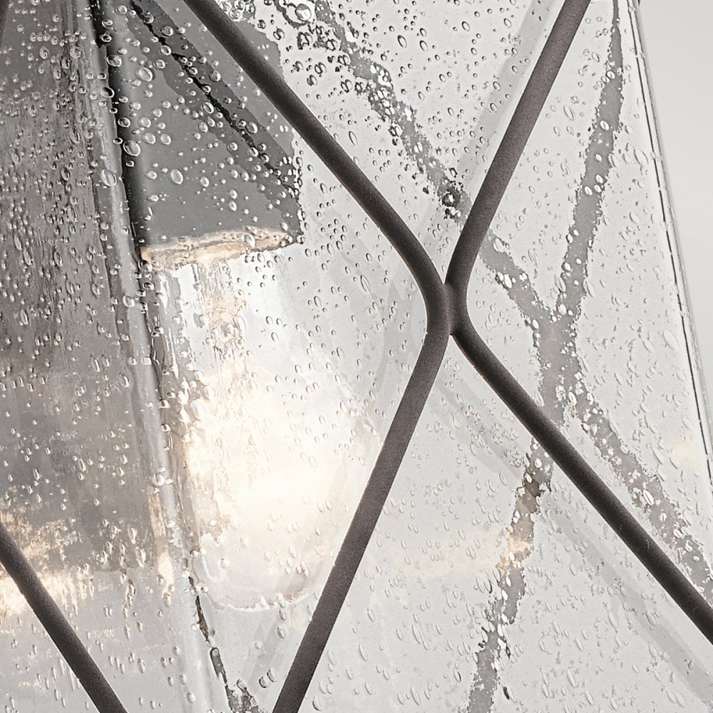 Argyle Medium Outdoor Wall Light in Weathered Zinc