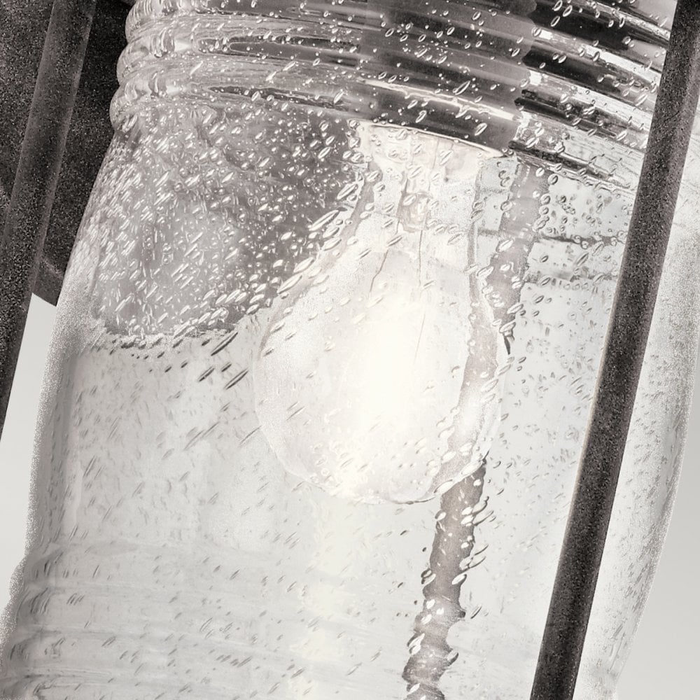 Ashland Bay Medium Outdoor Wall Lantern in Weathered Zinc