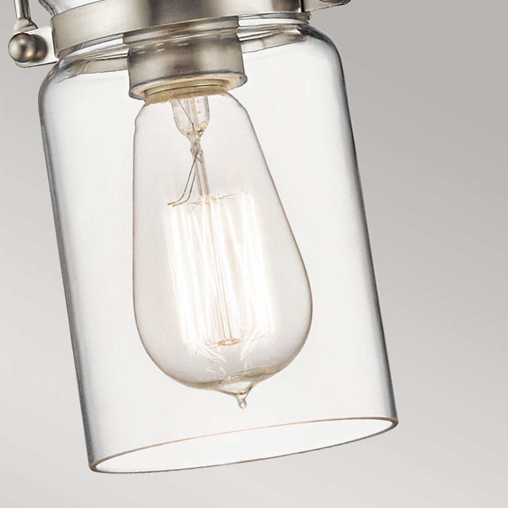 Brinley Mini Pendant in Brushed Nickel