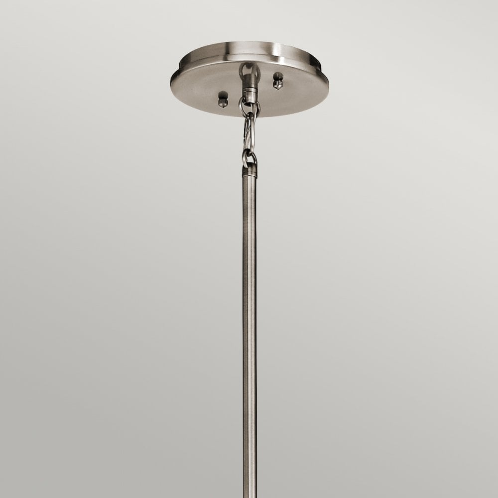 Emory 4 Light Pendant or Semi Flush Light in Classic Pewter