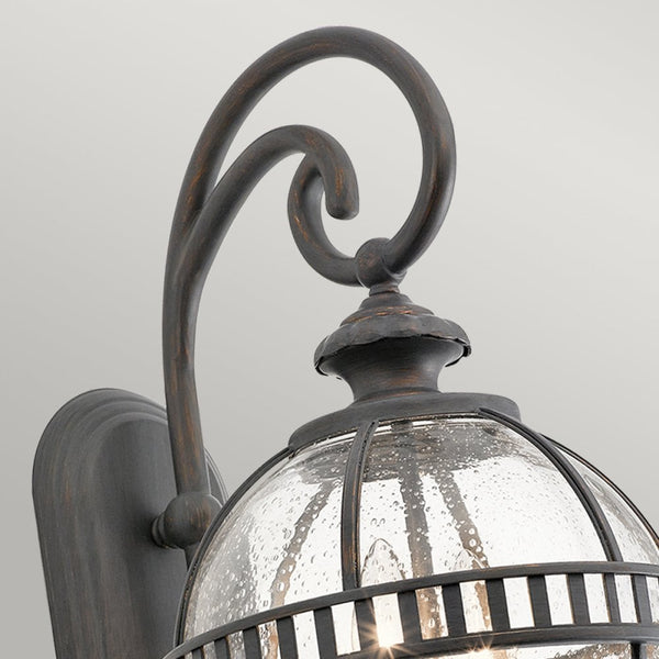 Halleron 2 Light Outdoor Wall Lantern in Londonderry