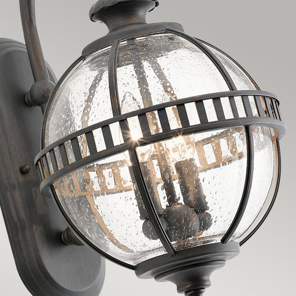 Halleron 2 Light Outdoor Wall Lantern in Londonderry