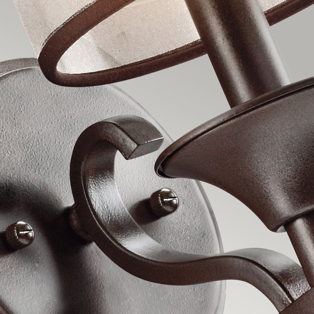 Lacey Wall Light in Mission Bronze