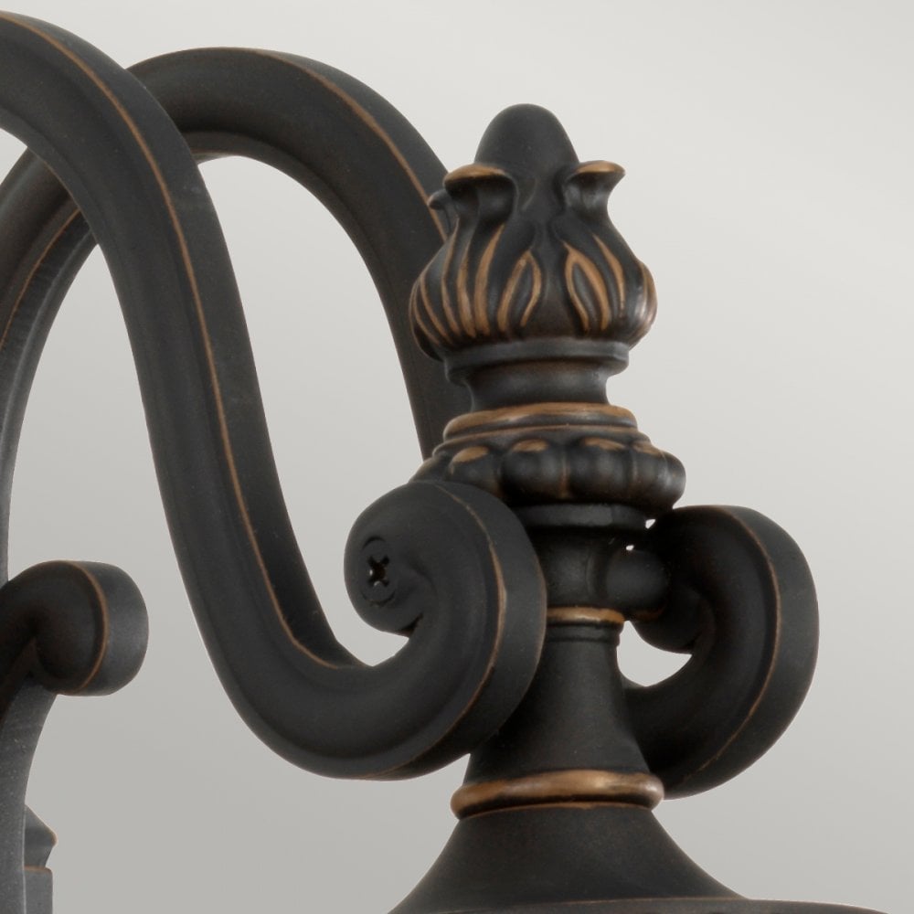 Luverne Medium Wall Lantern in an Oil Rubbed Bronze Finish
