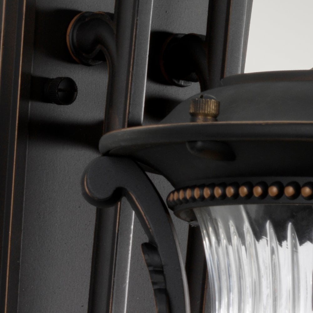 Luverne Medium Wall Lantern in an Oil Rubbed Bronze Finish