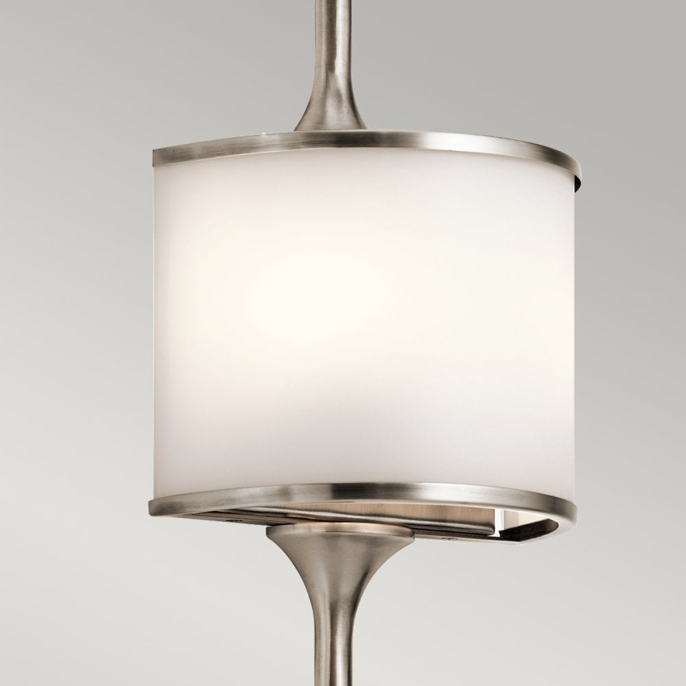 Mona IP44 2 Light Large Single Wall Light in Classic Pewter