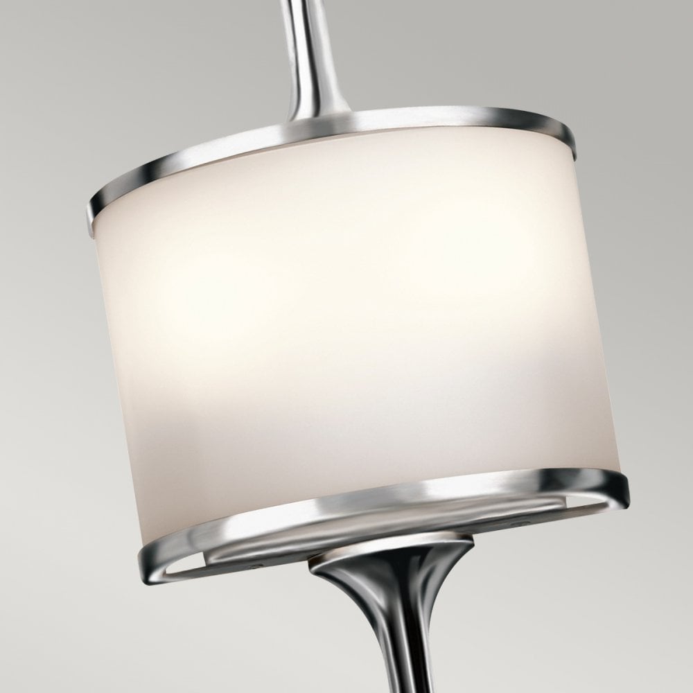 Mona IP44 2 Light Small Wall Light in Polished Chrome