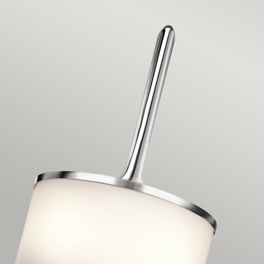 Mona IP44 2 Light Small Wall Light in Polished Chrome