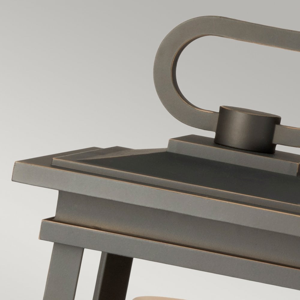 South Hope Large Outdoor Pedestal Light in Rubbed Bronze