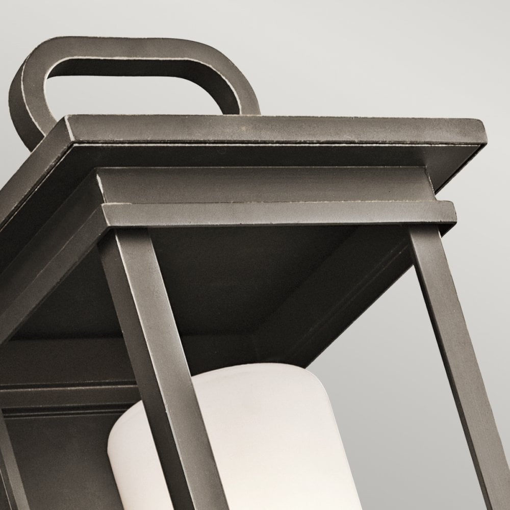South Hope Medium Outdoor Wall Lantern in Rubbed Bronze