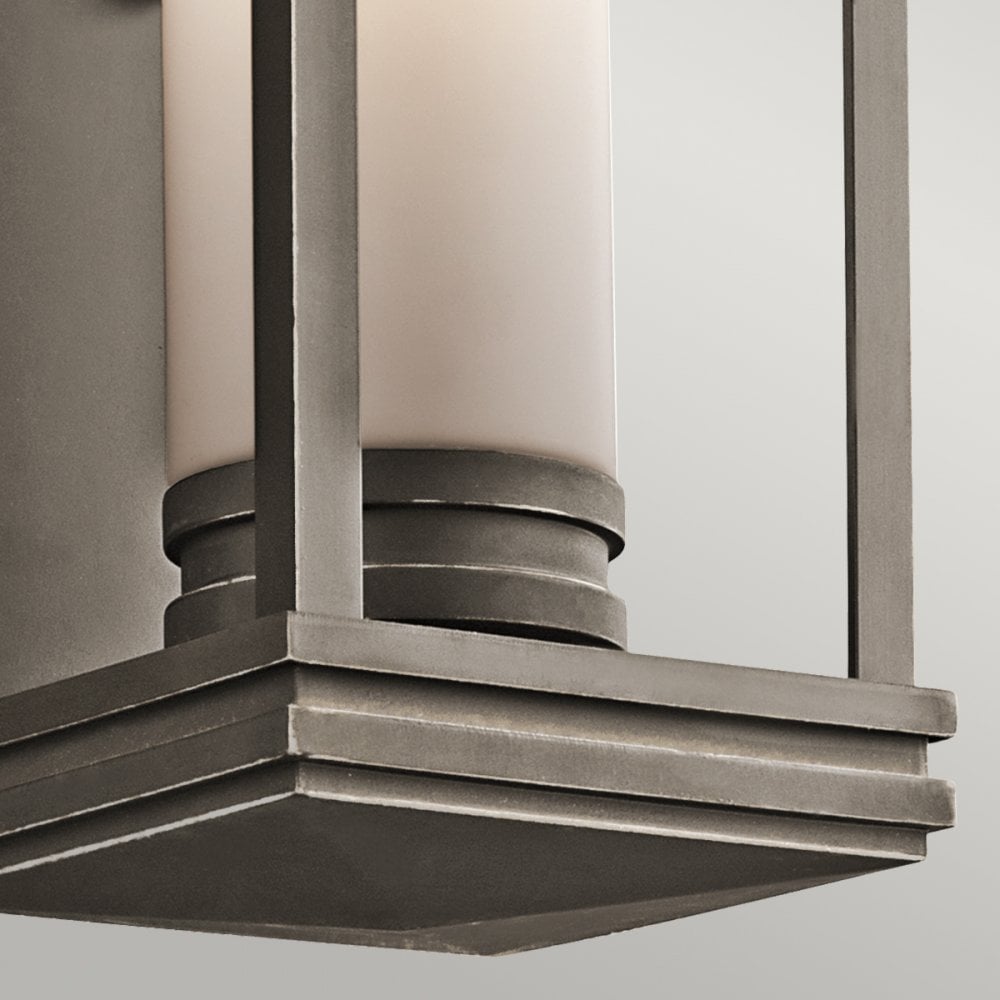 South Hope Medium Outdoor Wall Lantern in Rubbed Bronze