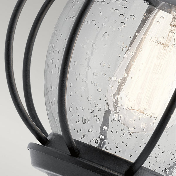 Vandalia Single Wall Lantern in Black