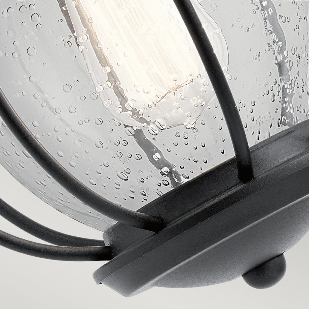 Vandalia Single Wall Lantern in Black
