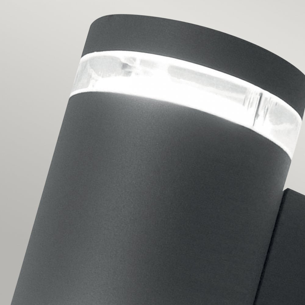 Magnus Up & Down Wall Light in Dark Grey