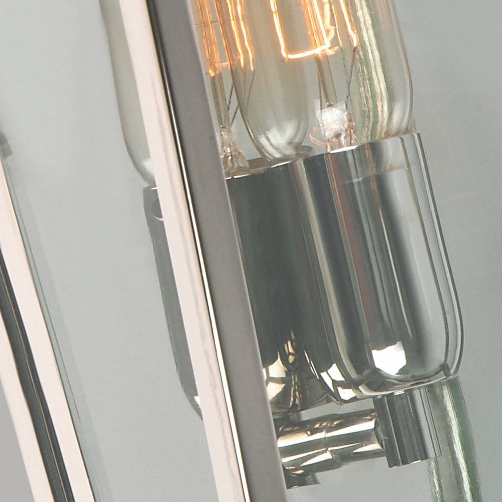 Mansion House Polished Nickel Brass Outdoor Lantern