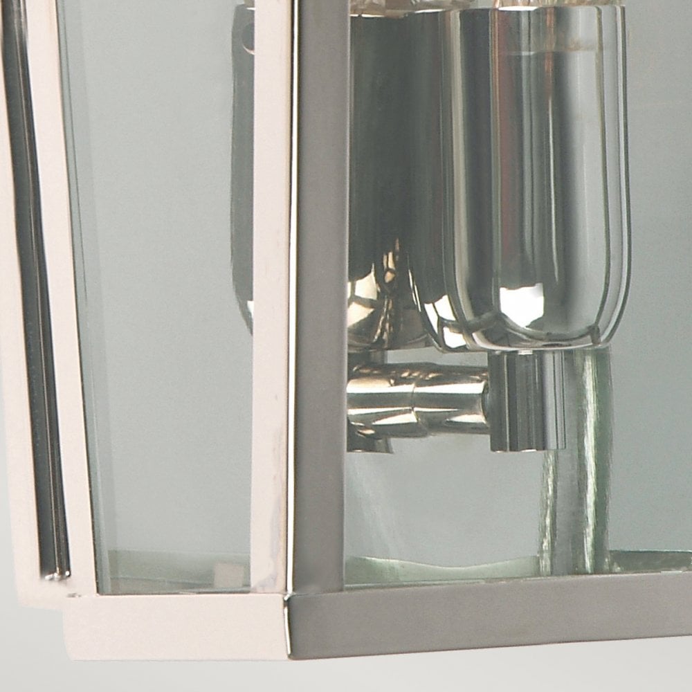 Mansion House Polished Nickel Brass Outdoor Lantern
