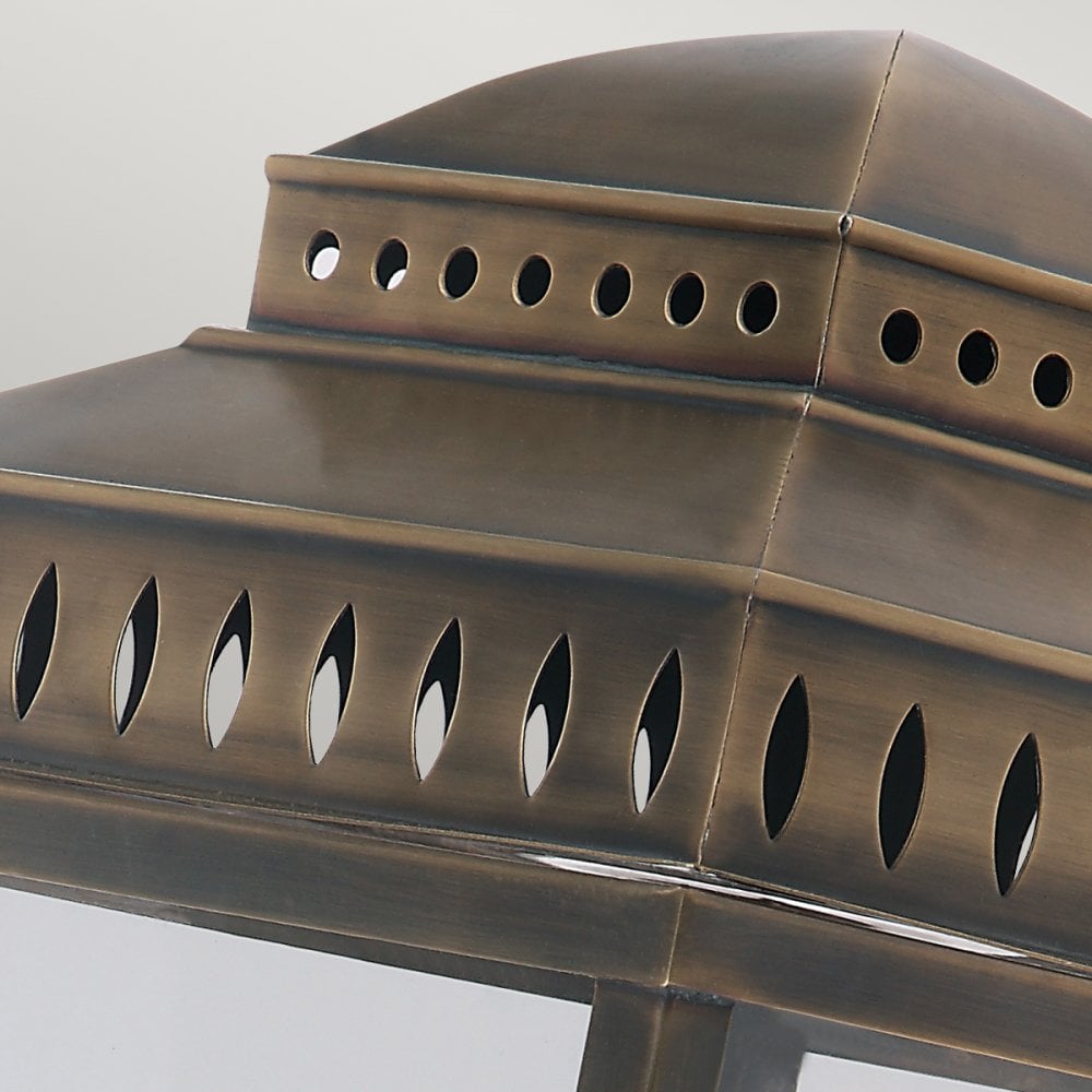 Mansion House Aged Brass Outdoor Wall Lantern