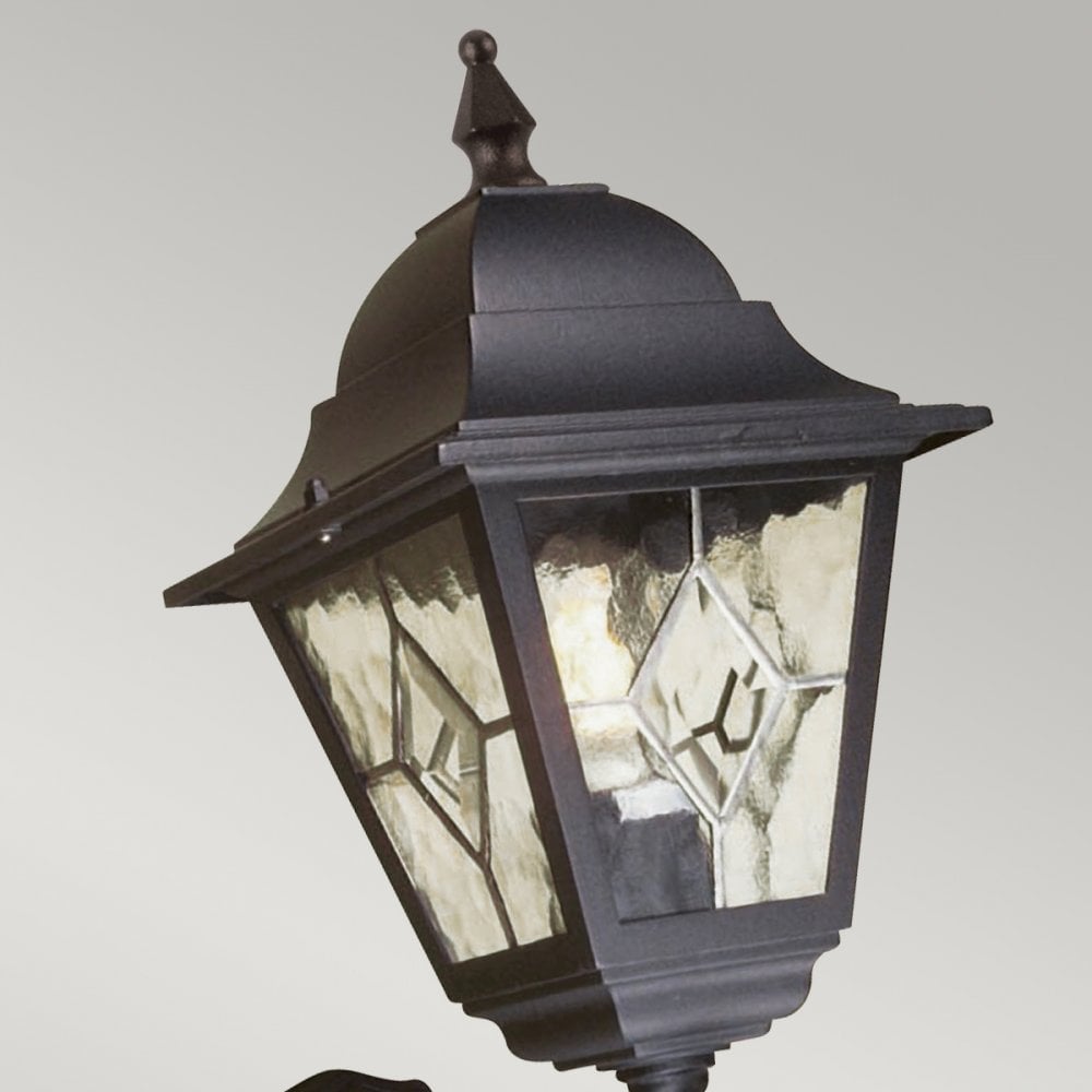 Norfolk PIR Outdoor IP43 Wall Lantern in Black