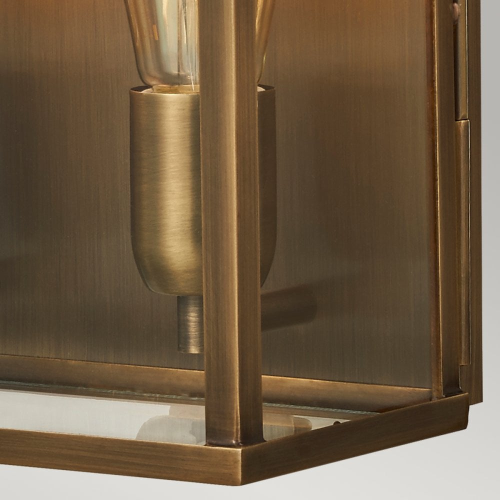 Old Bailey Solid Brass 2 Light Large Wall Lantern