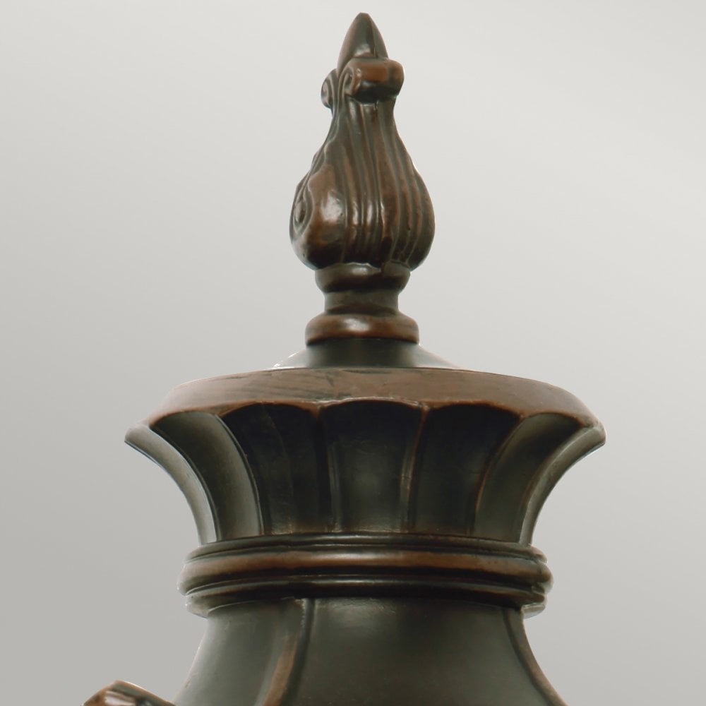 Philadelphia 3 Light Large Wall Lantern in Old Bronze