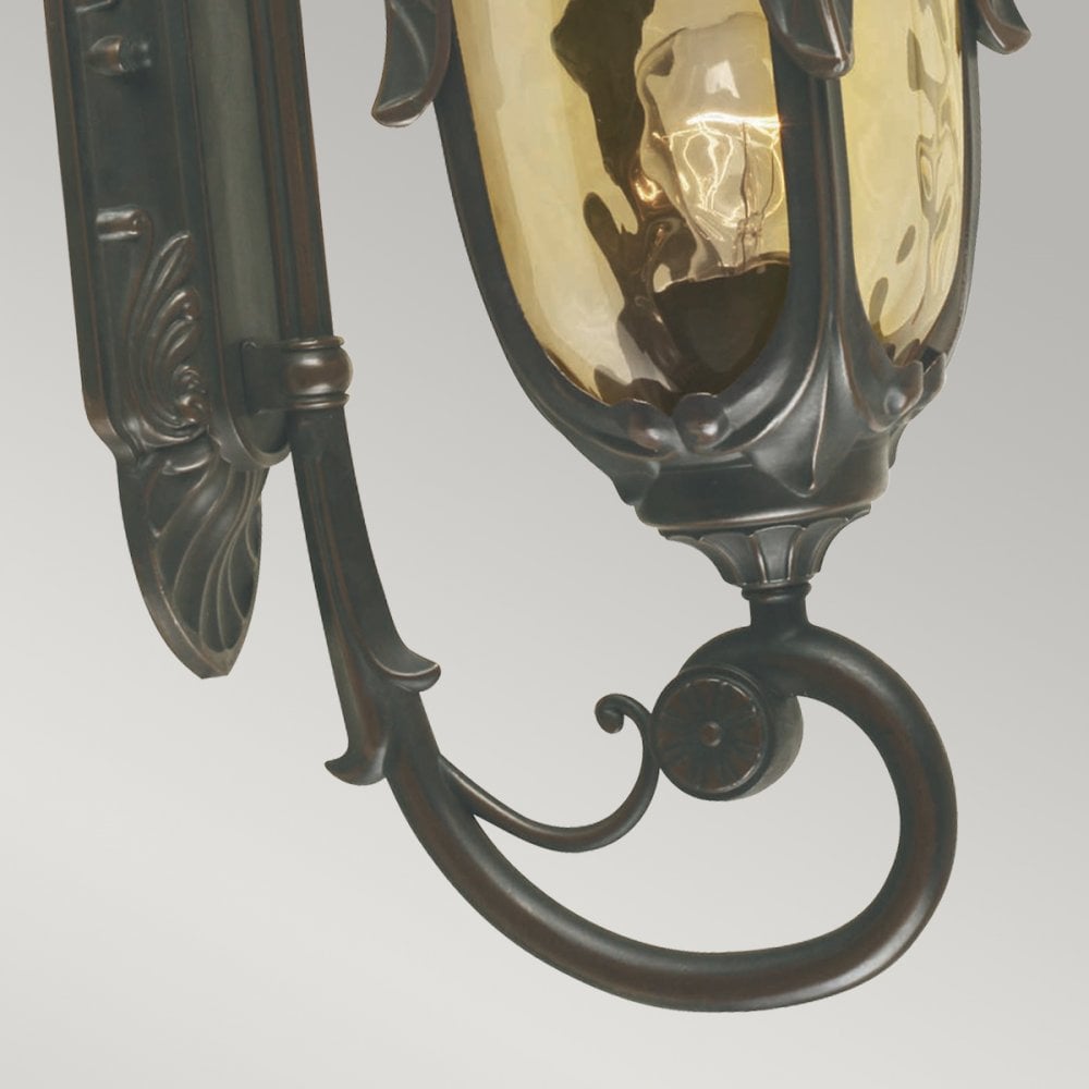 Philadelphia 1 Light Medium Wall Lantern in Old Bronze