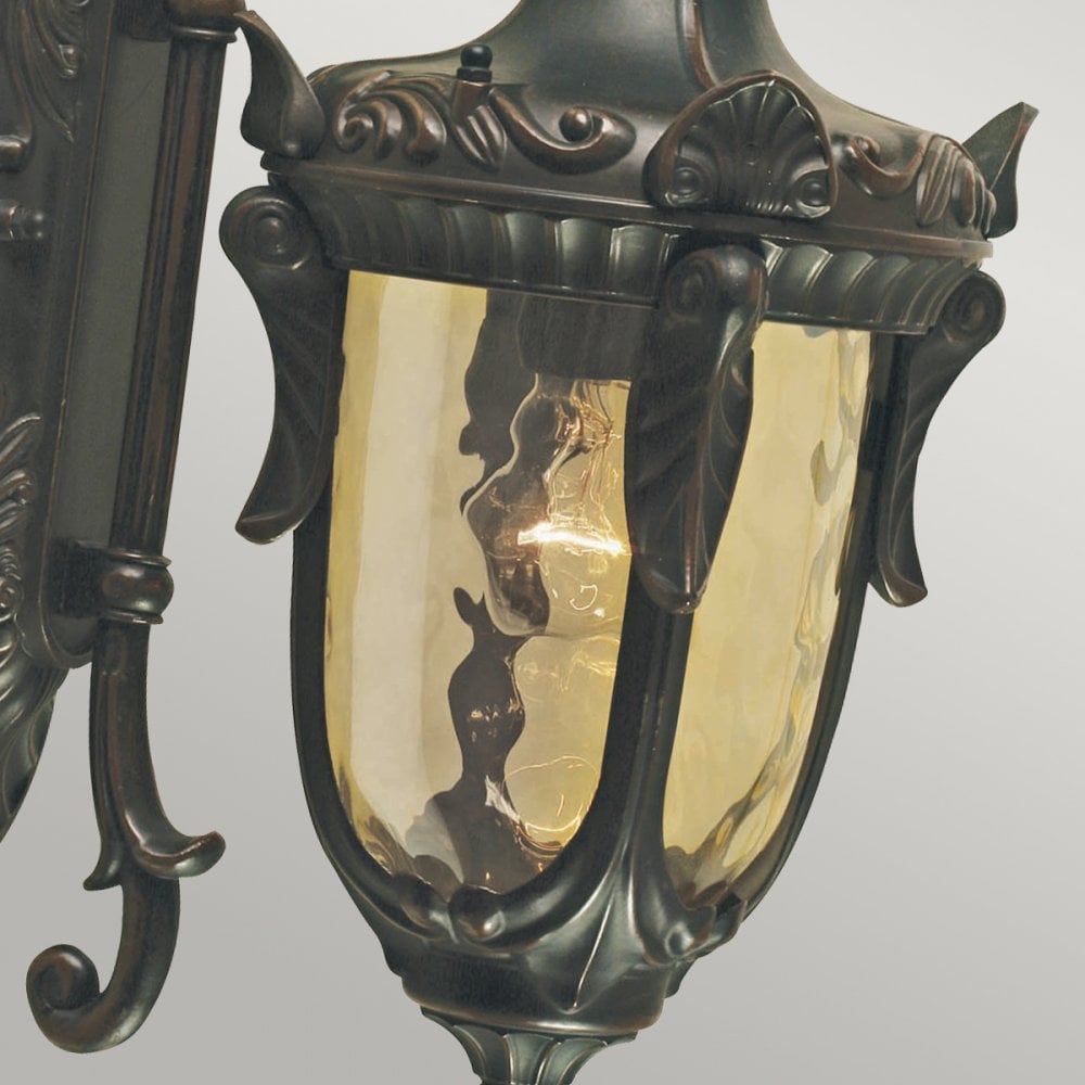 Philadelphia 1 Light Medium Down Wall Lantern in Old Bronze