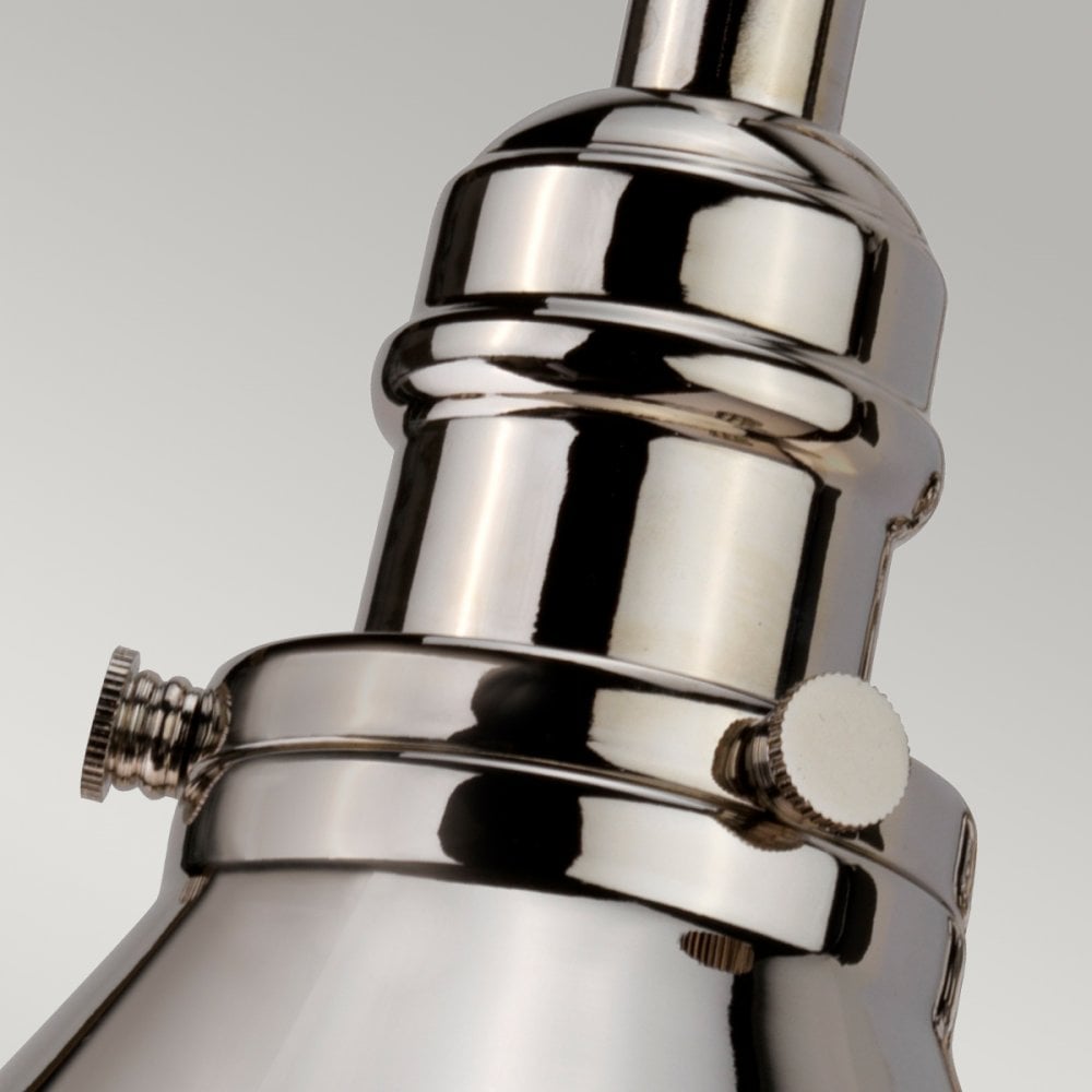 Provence Wall Light in Polished Nickel
