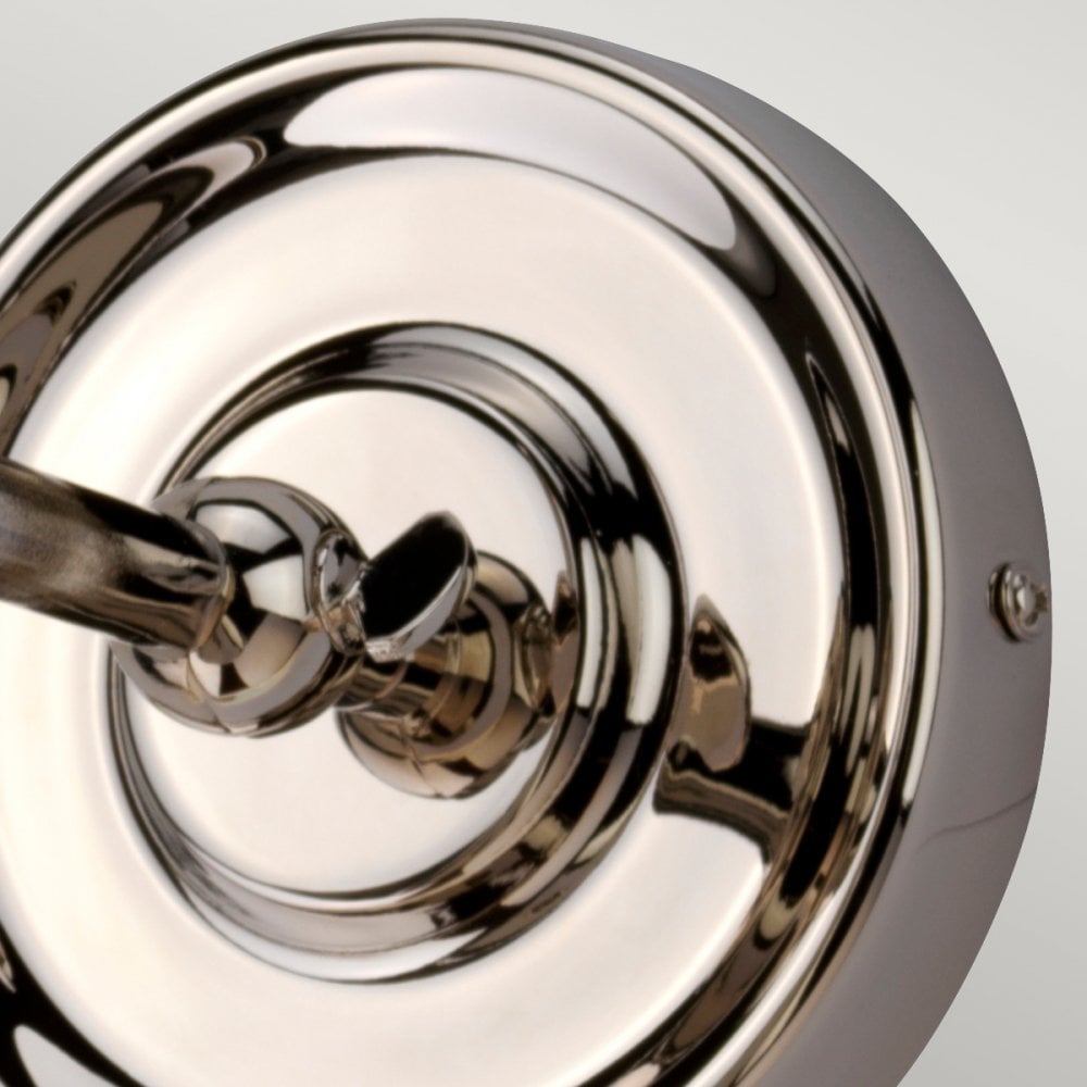 Provence Wall Light in Polished Nickel