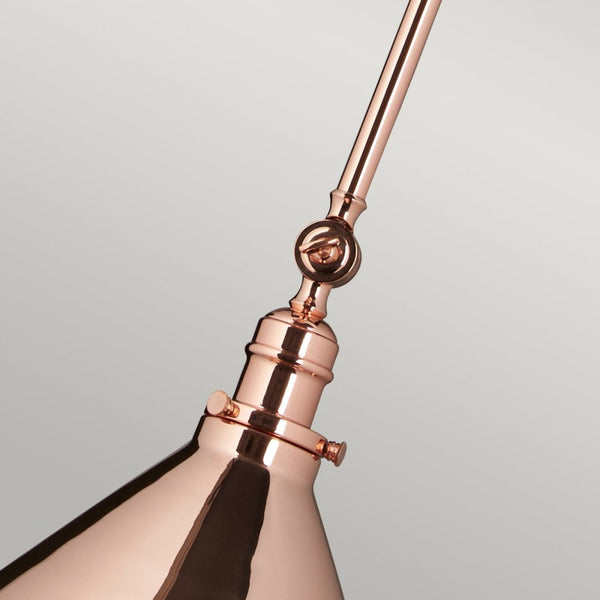 Provence Pendant or Wall Light in Polished Copper