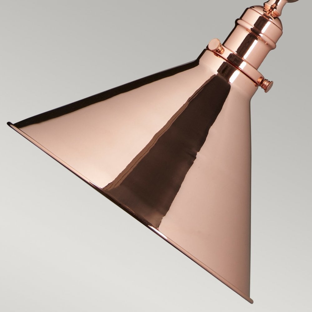Provence Pendant or Wall Light in Polished Copper
