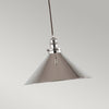 Provence Pendant Light in Polished Nickel