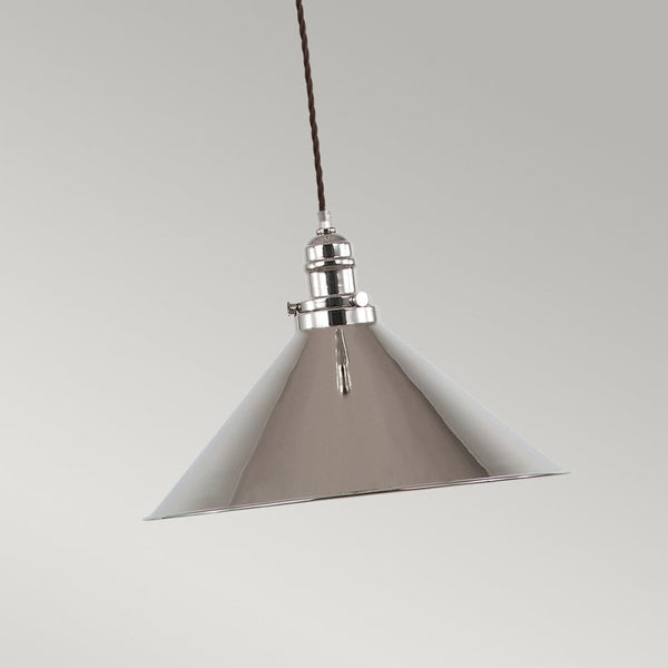 Provence Pendant Light in Polished Nickel
