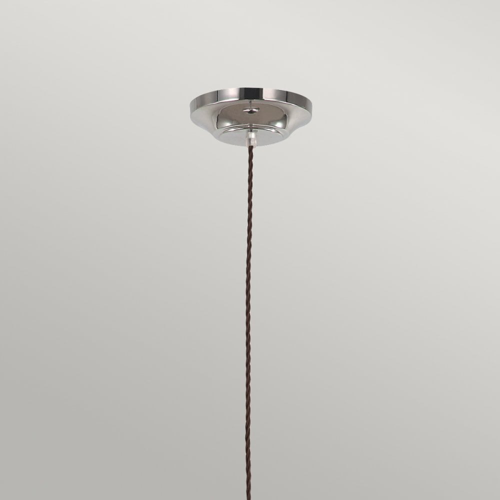 Provence Pendant Light in Polished Nickel