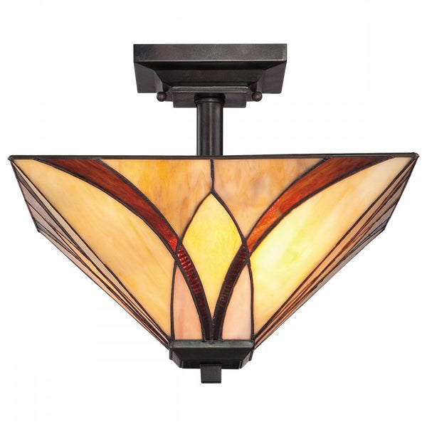 Tiffany Asheville Semi Flush Ceiling Light