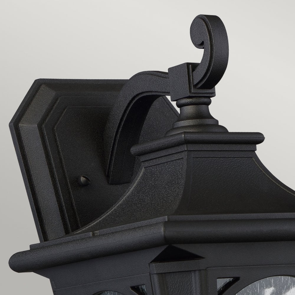 Bedford 1 Light Medium Wall Lantern in Mystic Black