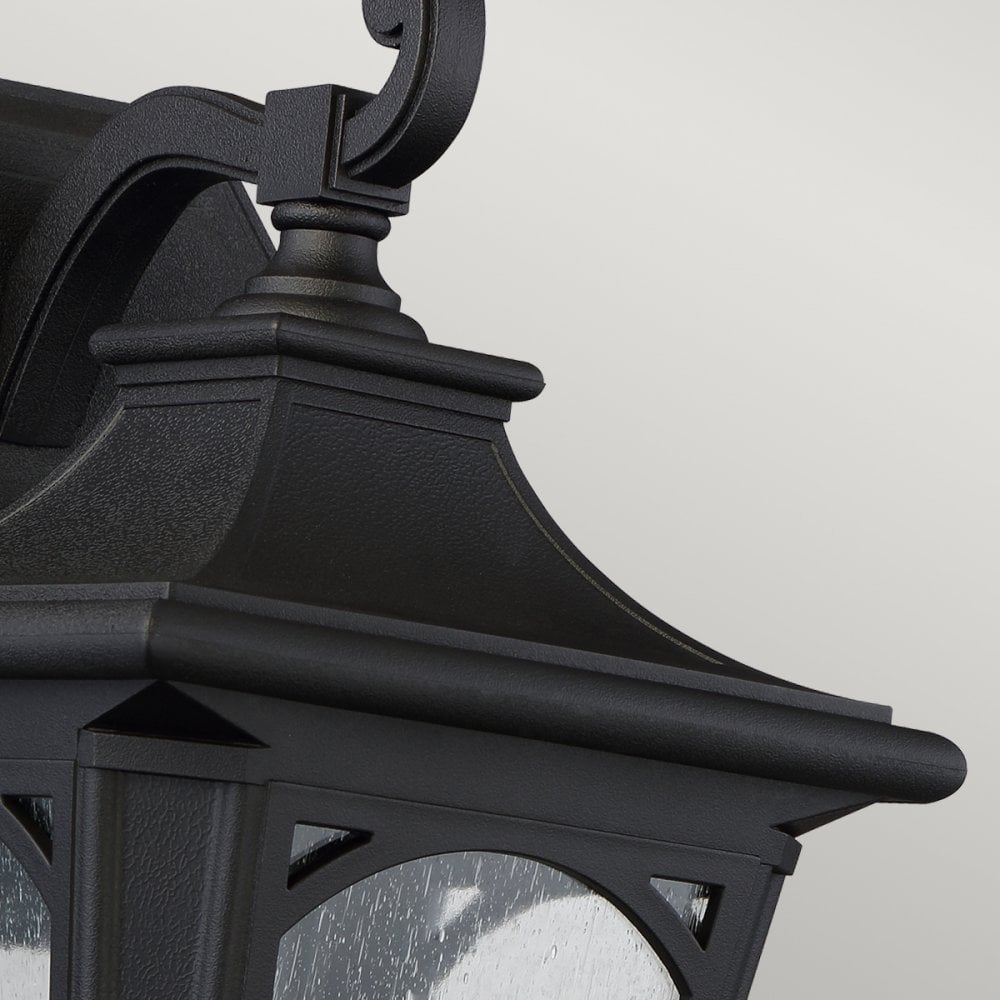 Bedford 1 Light Medium Wall Lantern in Mystic Black