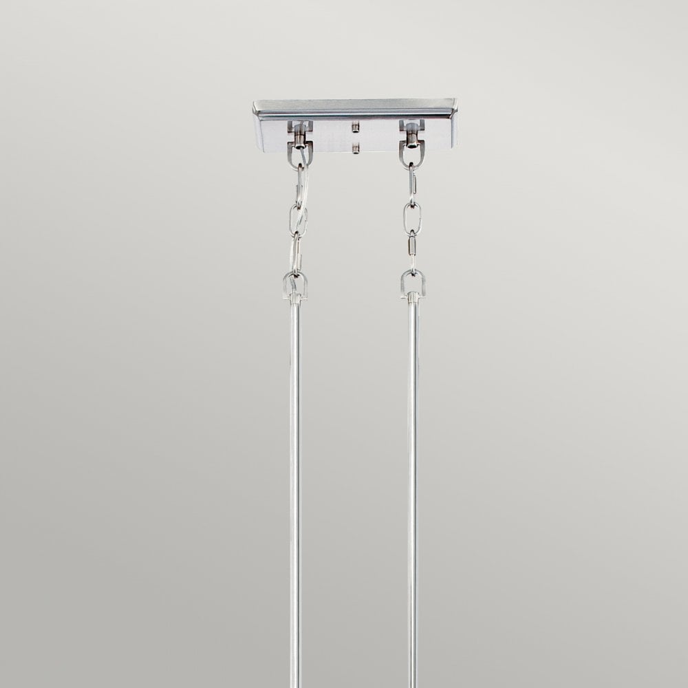 Emery Three Light Bar Pendant in Imperial Silver