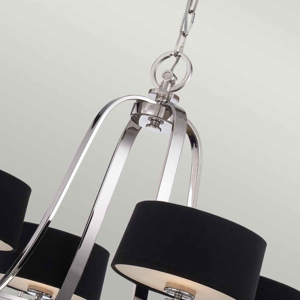 Uptown Gotham 4 Light Chandelier in Imperial Silver