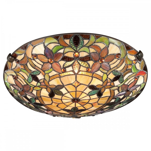 Tiffany Kami Flush Ceiling Mount Light