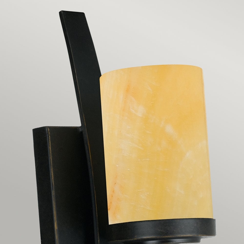 Kyle Wall Light with Butterscotch Onyx Shade