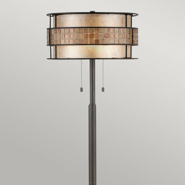Laguna 2 Light Floor Lamp in Renaissance Copper
