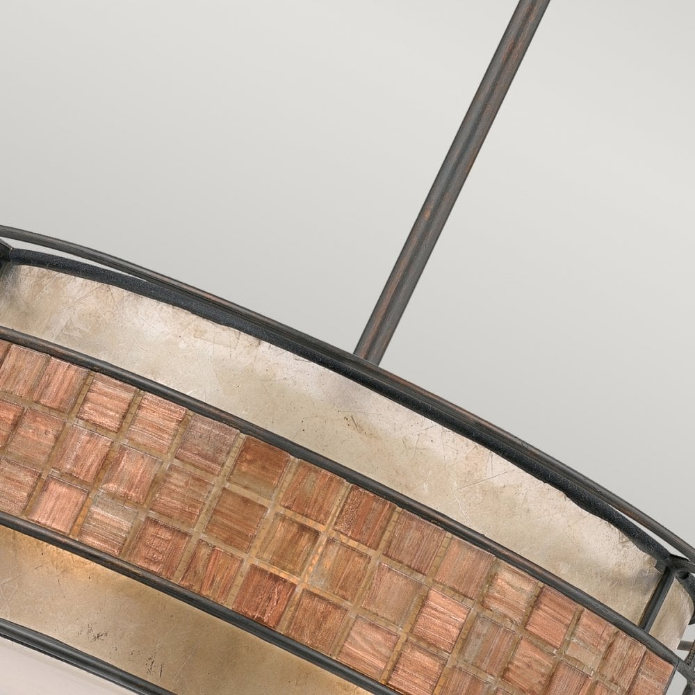 Laguna Large Pendant Light in Renaissance Copper