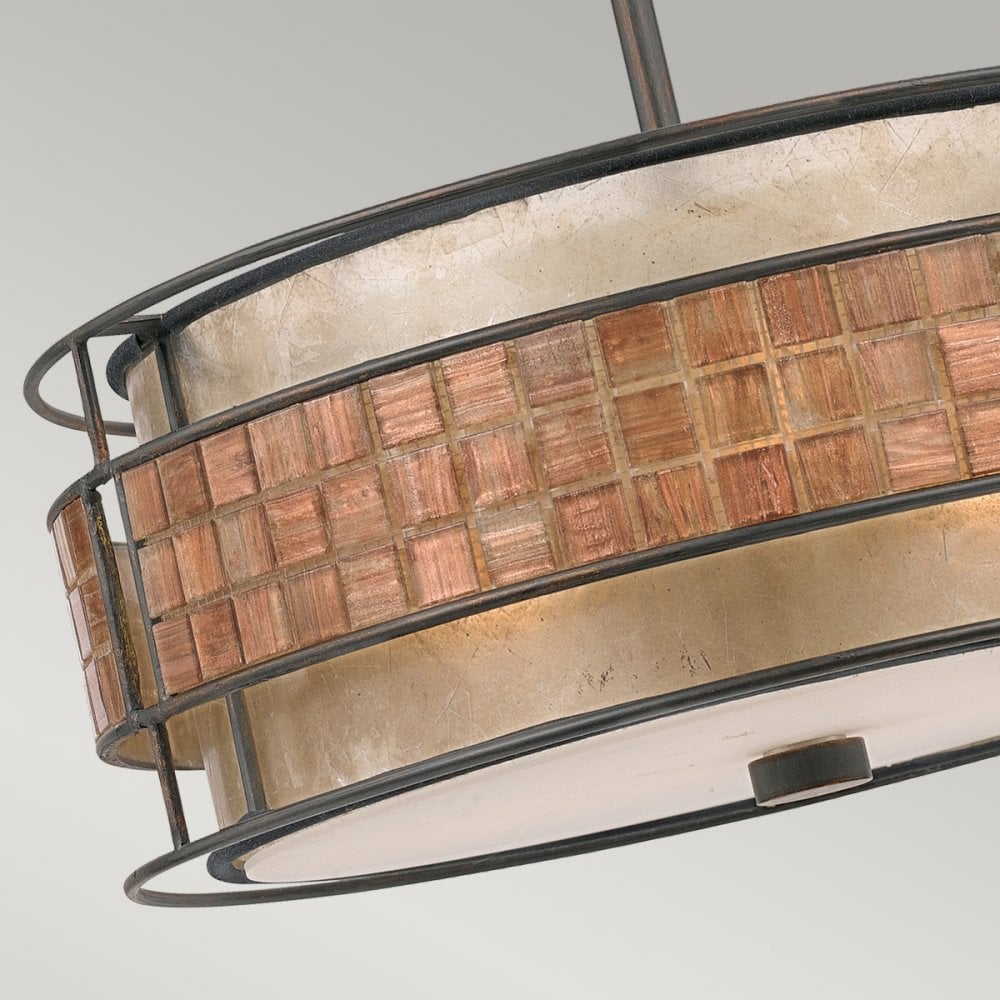 Laguna Large Pendant Light in Renaissance Copper