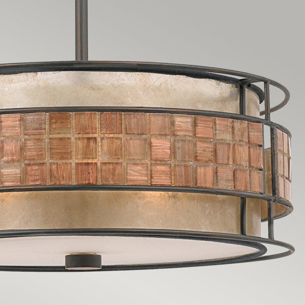 Laguna Large Pendant Light in Renaissance Copper