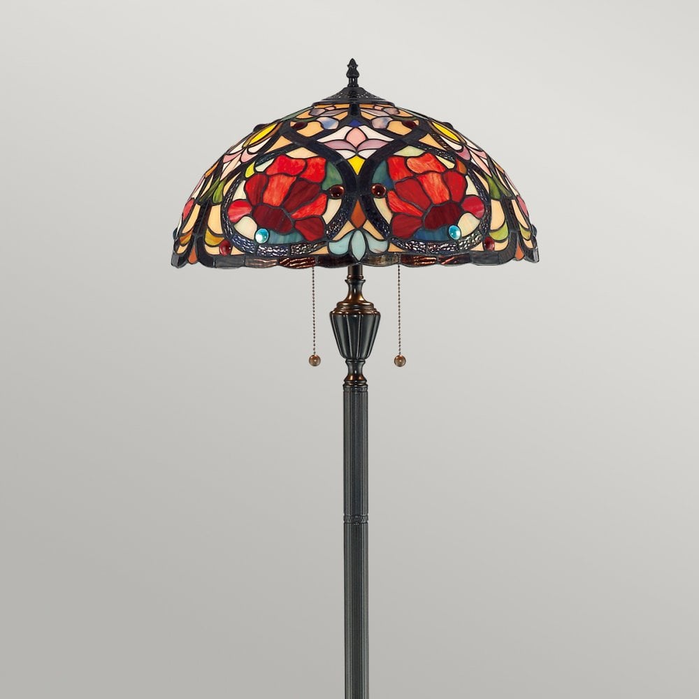 Tiffany Larissa Floor Lamp in Vintage Bronze